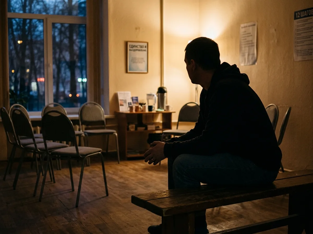 Аватар анонимного пациента, человек который прошёл лечение от алкогольной зависимости, силуэт